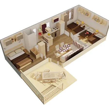 Am Waldrand - Mobilheim Pacifique Fuer 4 Personen - Dorsch *